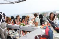 „Dinner in the sky“, la Mamaia